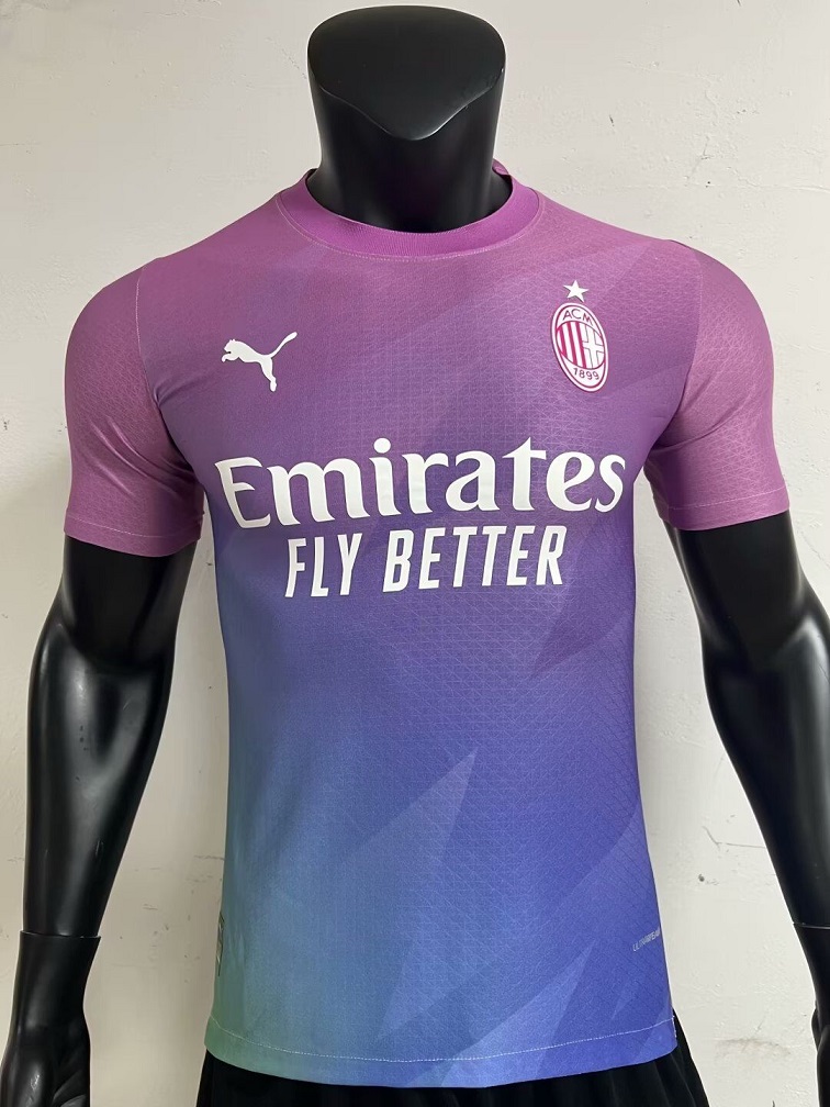 AAA Quality AC Milan 23/24 Third Pink/Purple Jersey(Player)